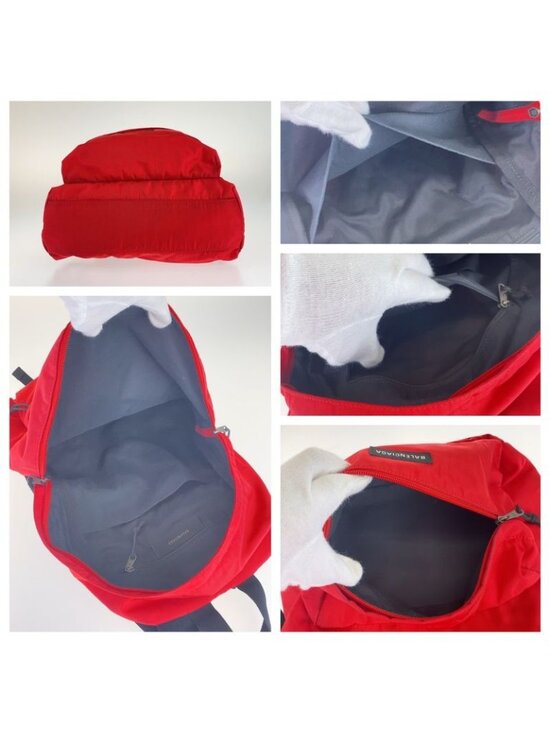 Balenciaga Explorer Red Black Backpack